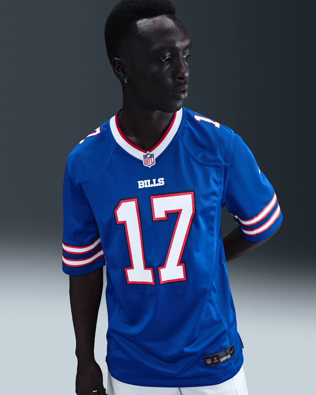 NFL Buffalo Bills (JOSH ALLEN) Men's Game American Football Jersey - Old Royal