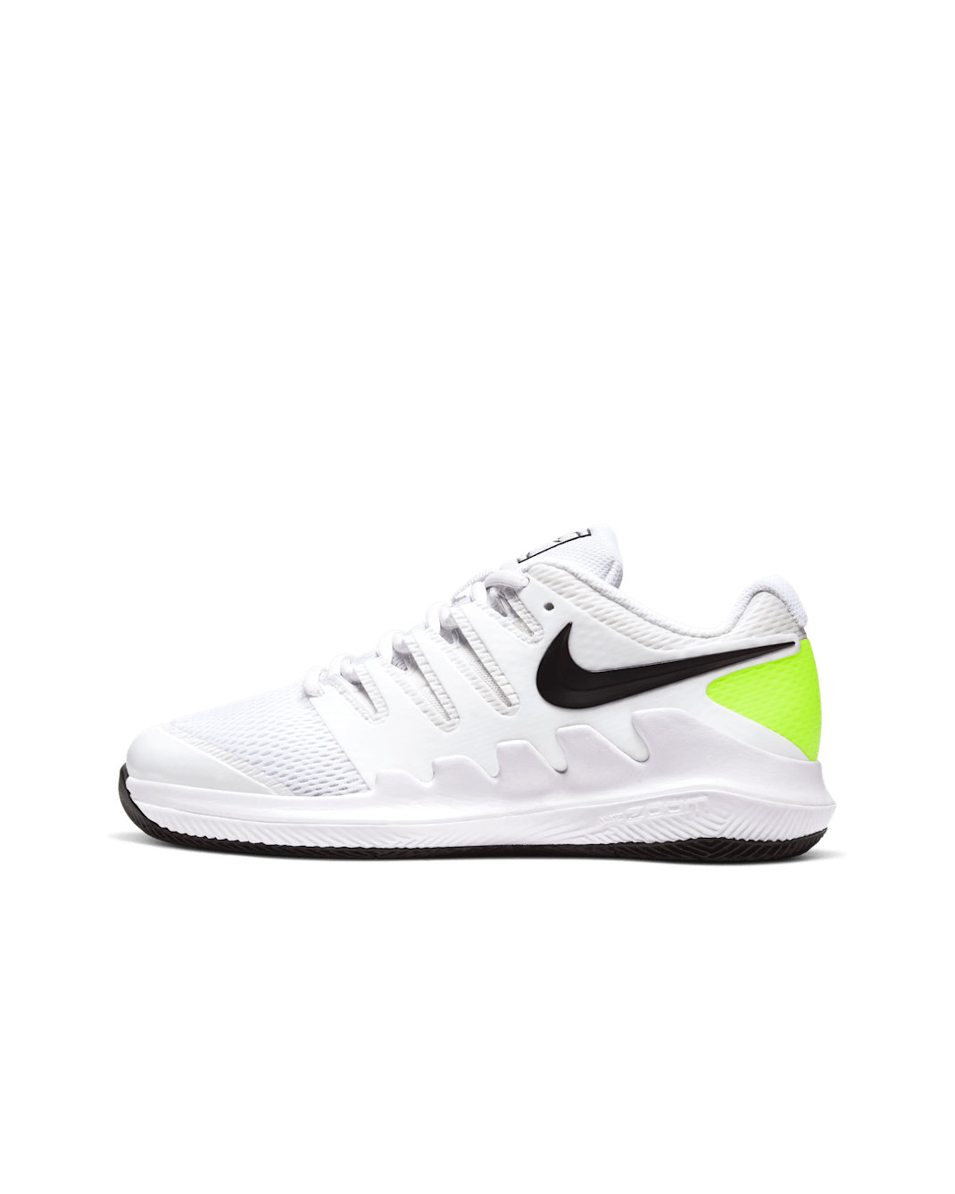 NikeCourt Jr. Vapor X Younger/Older Kids' Tennis Shoe - White/Volt/Black