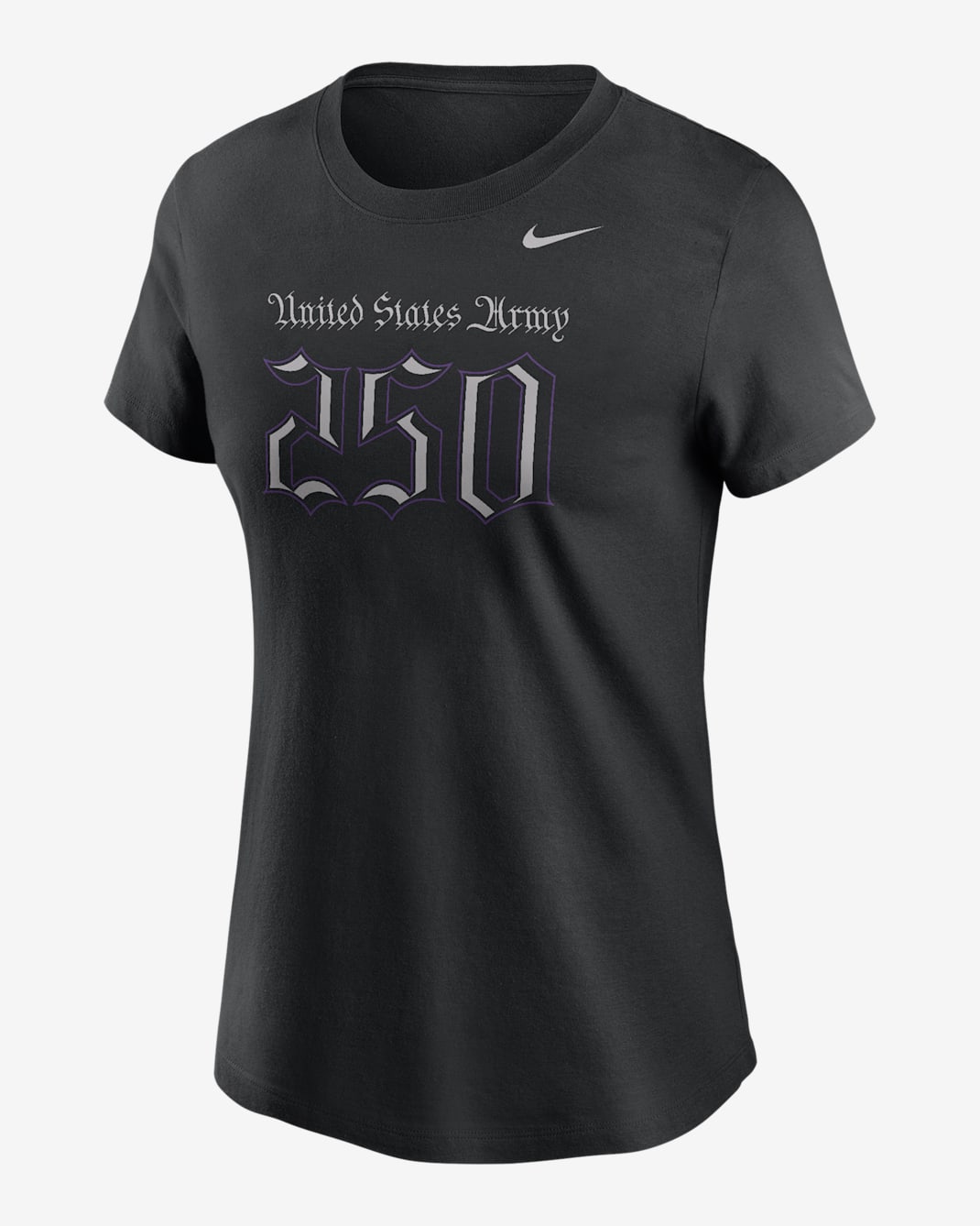 Army Rivalry 250th Anniversary Women's Nike College T-Shirt - Black