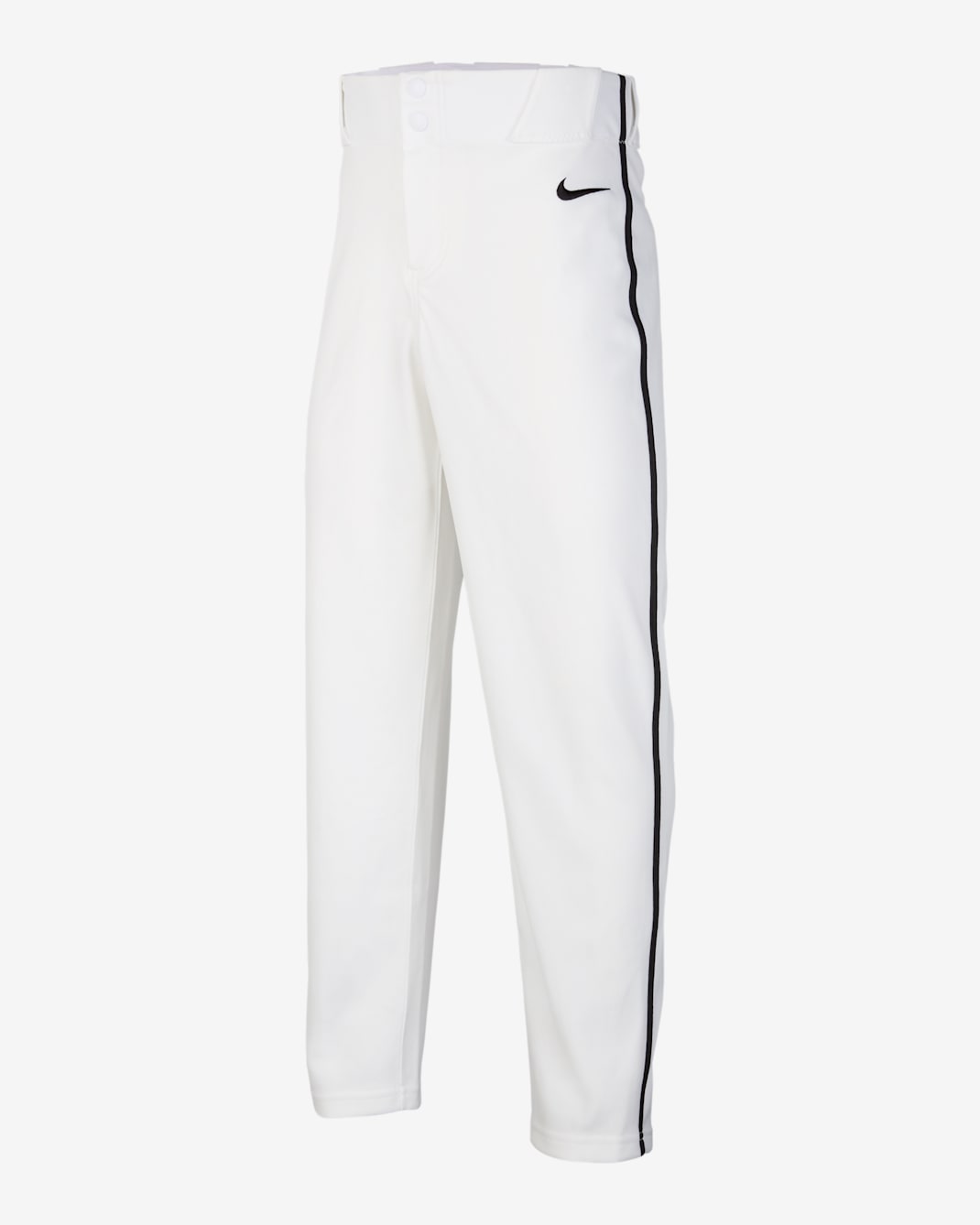 Pants de béisbol entubados para niños talla grande Nike Vapor Select 2 - Blanco/Negro/Negro