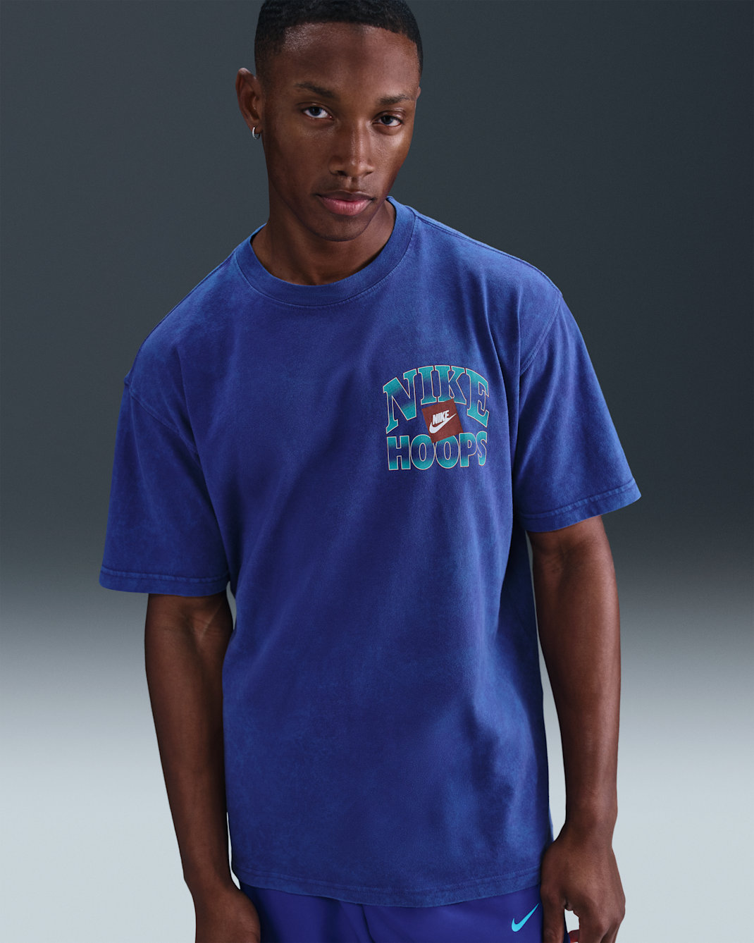 Playera de básquetbol Max90 para hombre Nike - Noche intenso