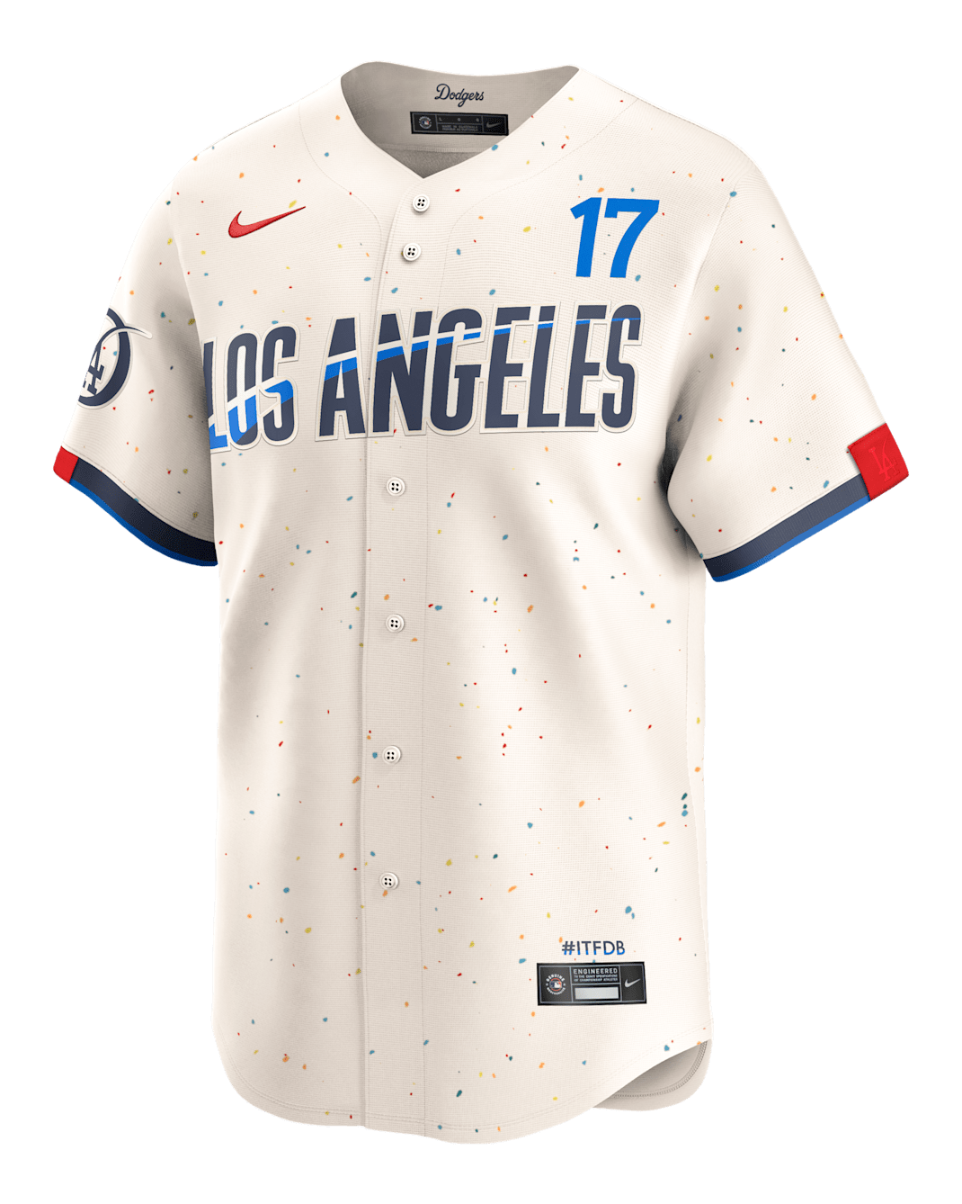 Shohei Ohtani Los Angeles Dodgers City Connect Men's Nike MLB Limited Jersey - Cream