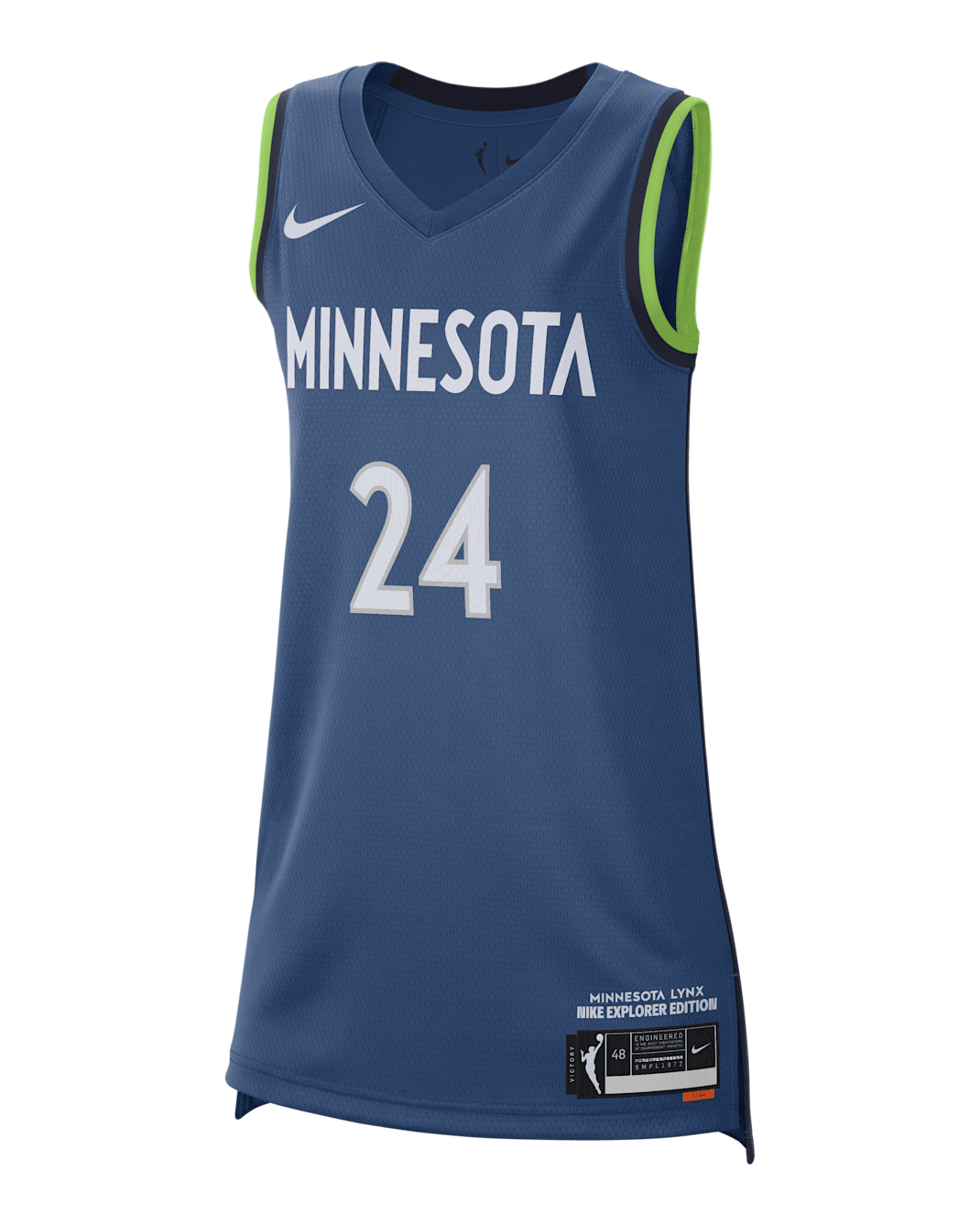 Jersey Nike Dri-FIT de la WNBA Victory Minnesota Lynx Explorer Edition - Azul cancha/Azul marino universitario