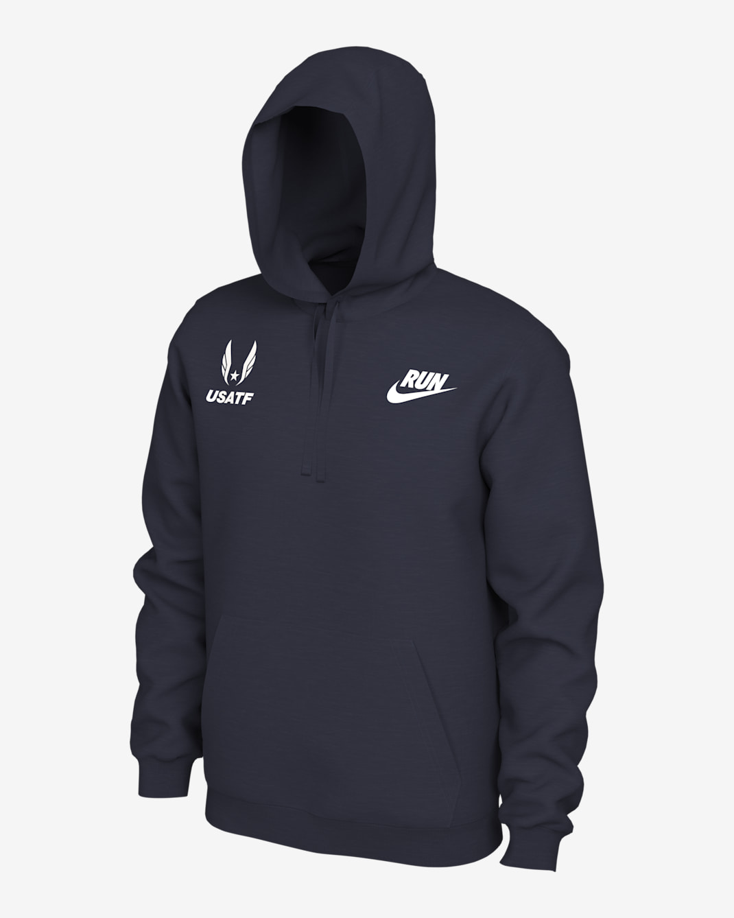 Sudadera con gorro de correr para hombre Nike 2025 USATF - Azul marino universitario