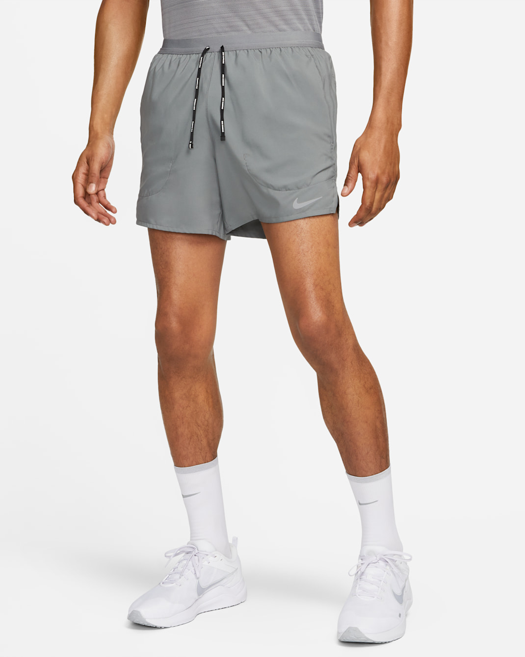 Nike Flex Stride Men's 5" Brief Running Shorts - Smoke Grey/Smoke Grey