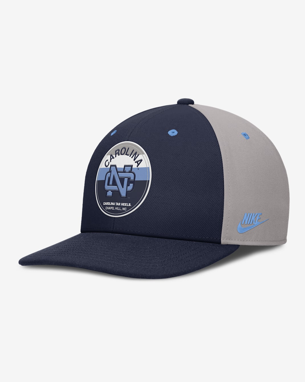 North Carolina Athletic Prep Pro Men's Nike Dri-FIT College Adjustable Hat - Grey/Navy