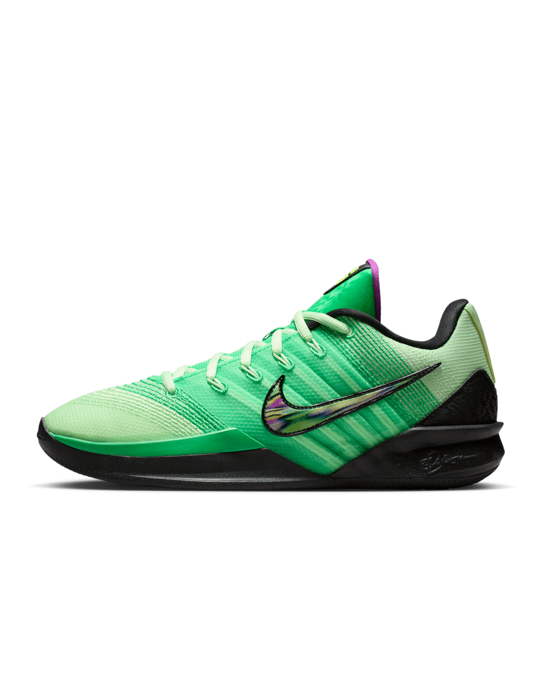 Sabrina 3 "Gamer" Basketball Shoes - Green Shock/Vapour Green/Vivid Purple/Black