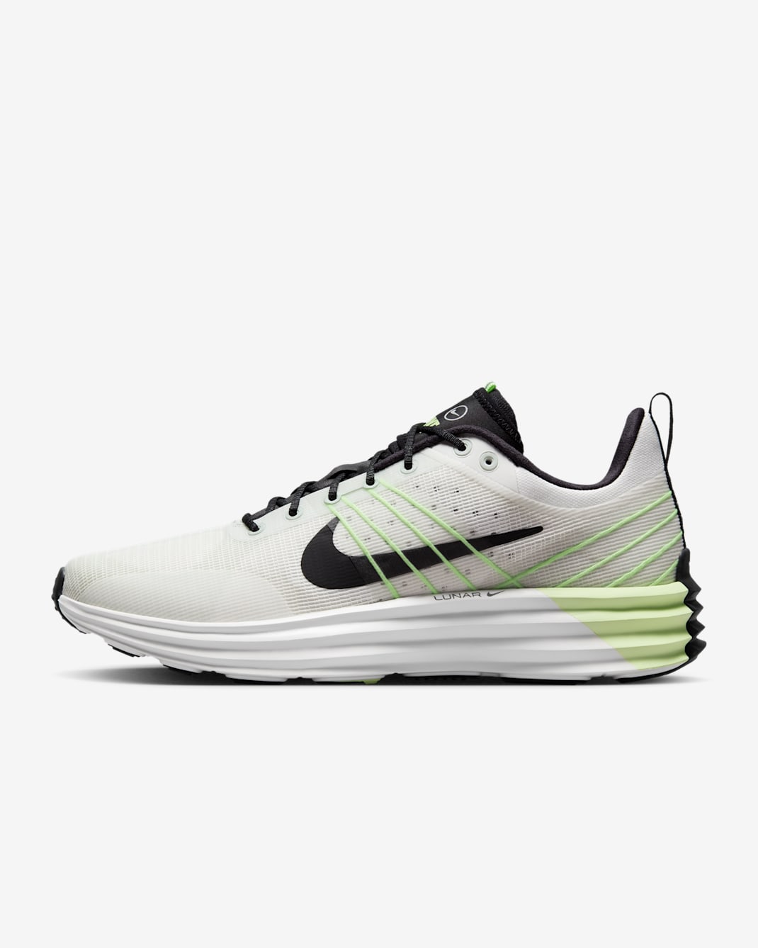 Tenis para hombre Nike Lunar Roam - Blanco cumbre/Plata claro/Voltio ligero/Negro