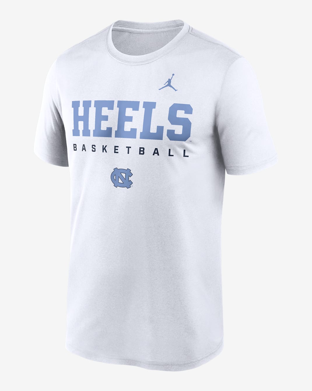 North Carolina Courtside Basketball Legend Men's Jordan Brand Dri-FIT College T-Shirt - White