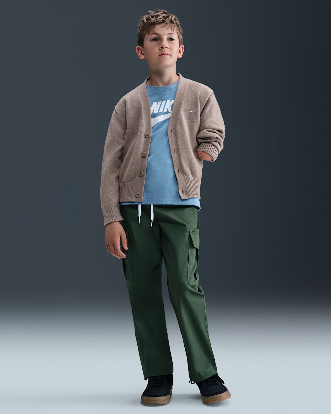 Nike SB Big Kid's Cargo Skate Pants - Fir/Fir