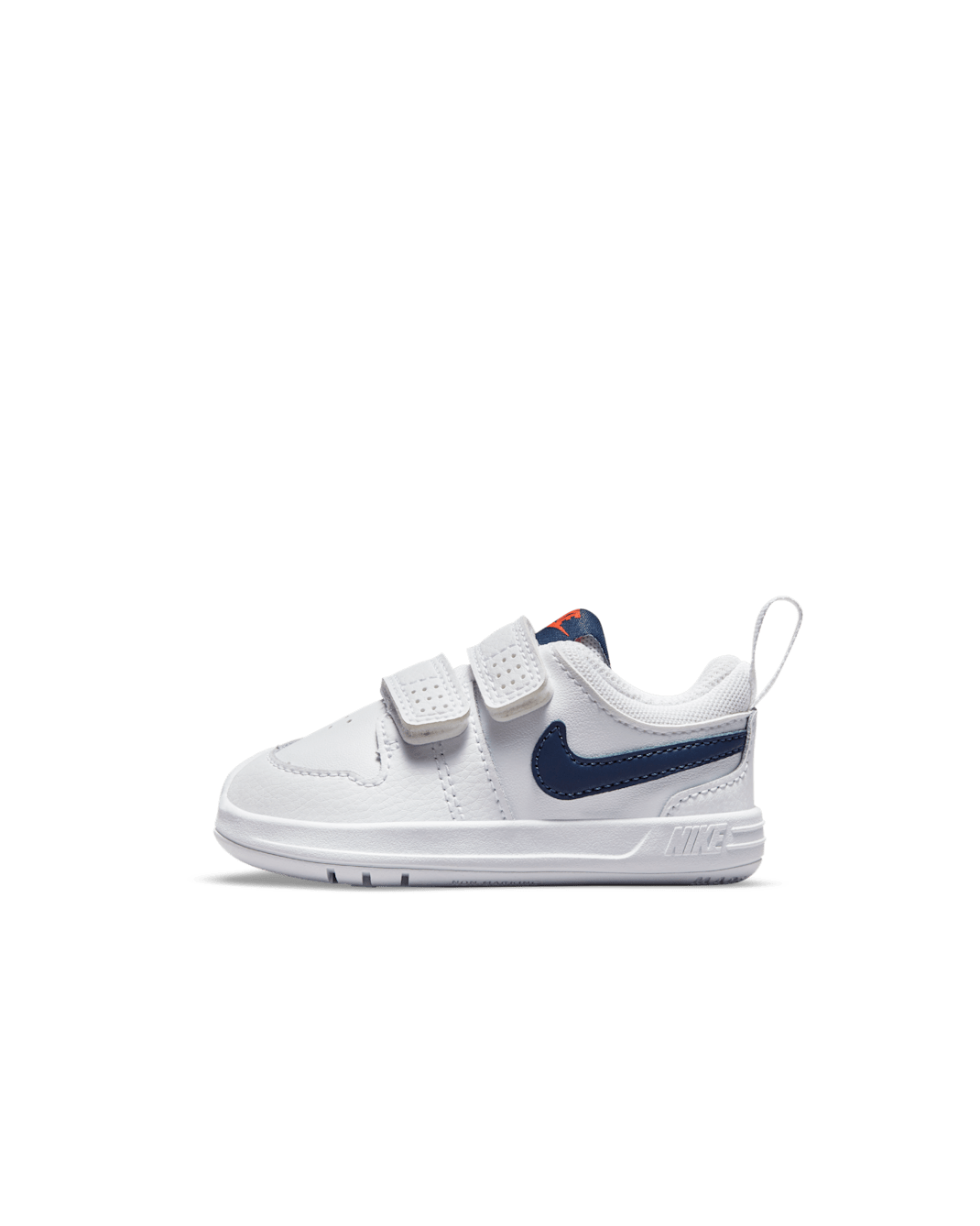 Nike Pico 5 Baby & Toddler Shoes - White/Orange/Gum Light Brown/Midnight Navy