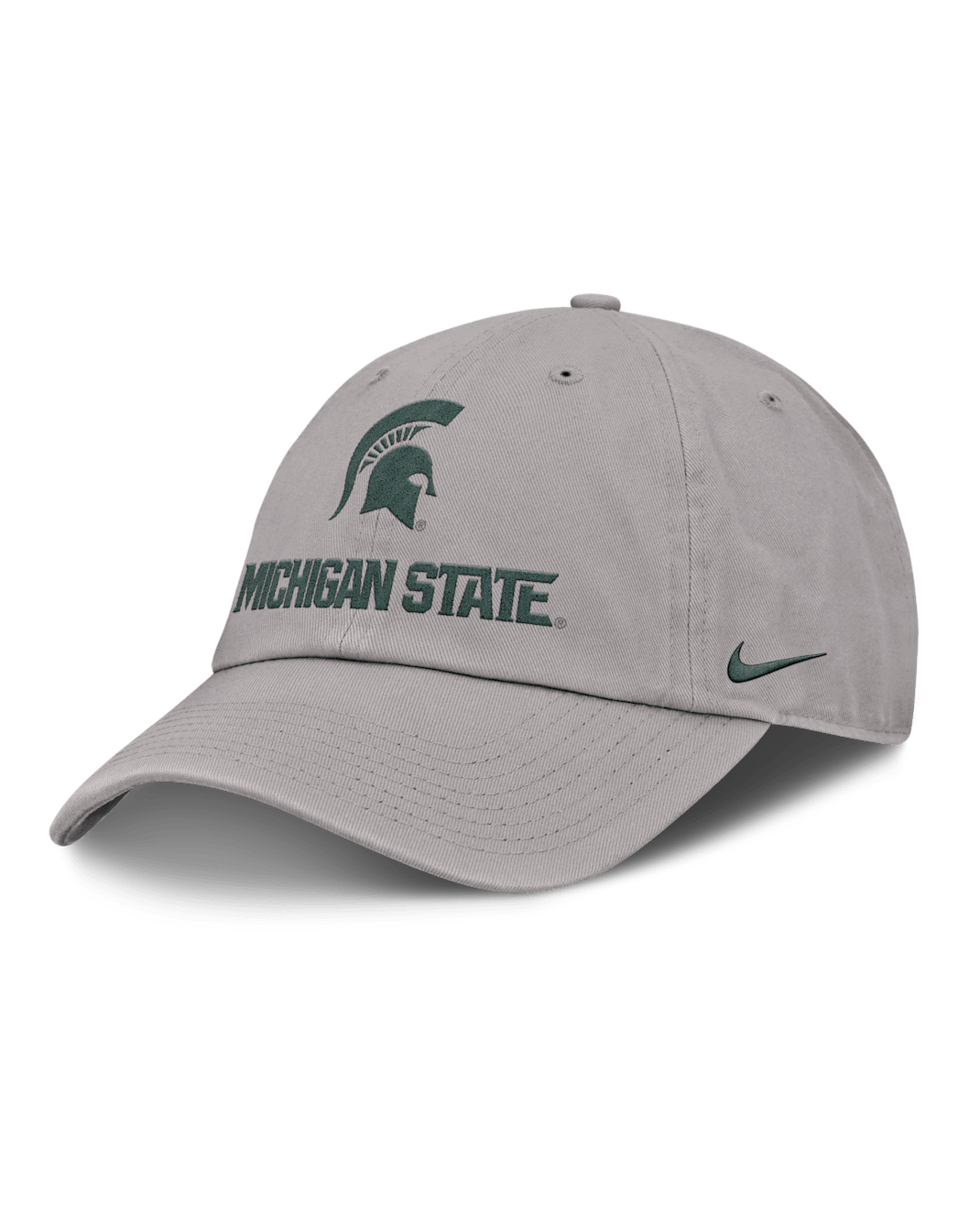 Michigan State Sideline Club Gameday Men's Nike College Adjustable Hat - Grey