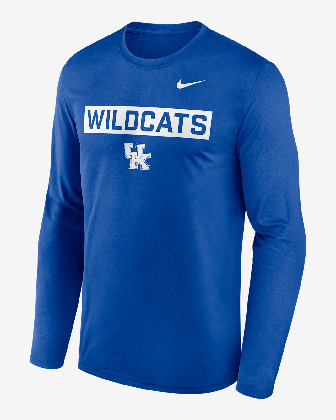 Playera de manga larga universitaria Nike Dri-FIT para hombre Kentucky Primetime Legend 2-Hit - Royal