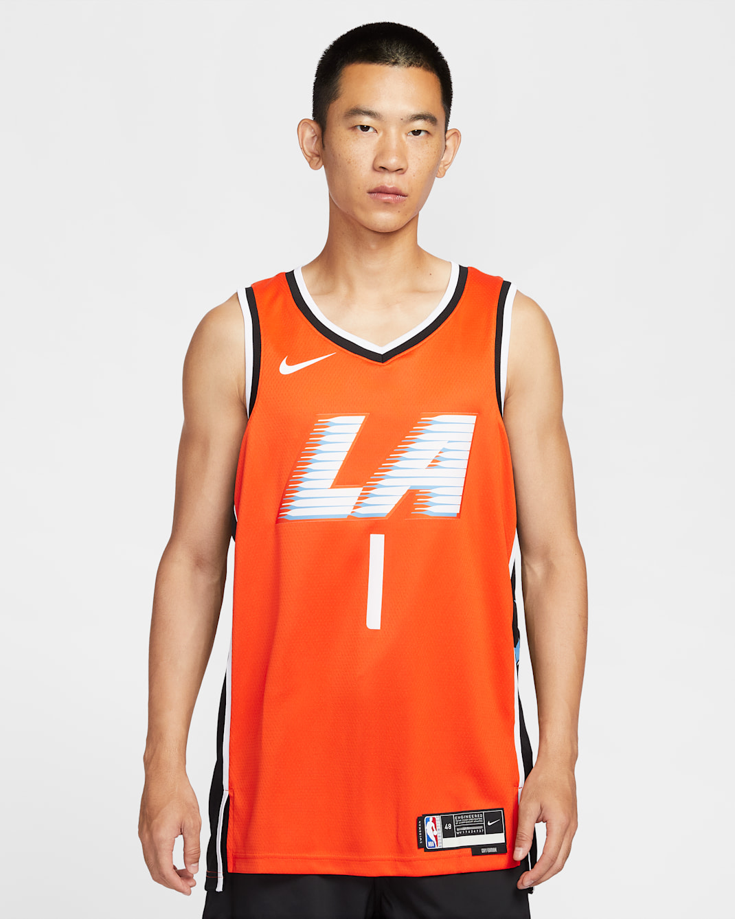 James Harden Los Angeles Clippers City Edition Men's Nike NBA Swingman Jersey - Brilliant Orange