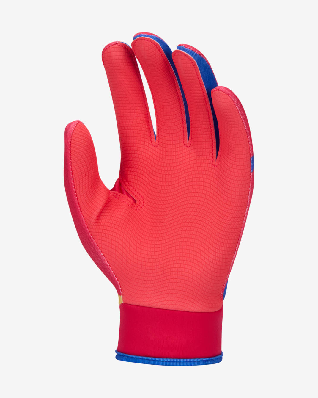 Nike Alpha 2.0 Kids' T-Ball Batting Gloves - Chrome Yellow/Red Orbit/Treasure Blue