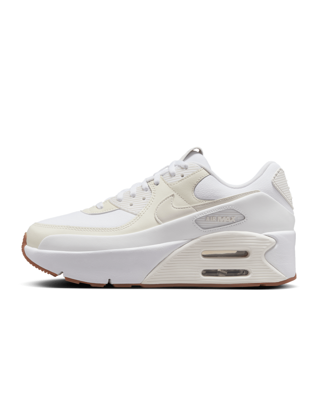 Nike Air Max 90 LV8 Women's Shoes - White/Soft Pearl/Platinum Tint/Sail