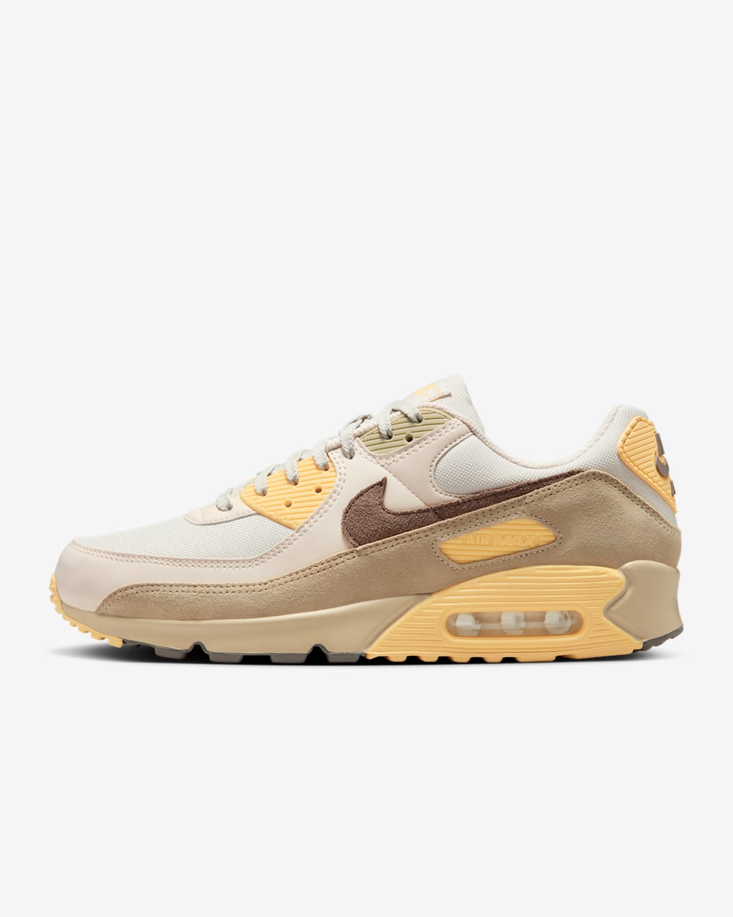 Nike Air Max 90 Men's Shoes - Light Bone/Chamois/Desert Khaki/Cave Stone