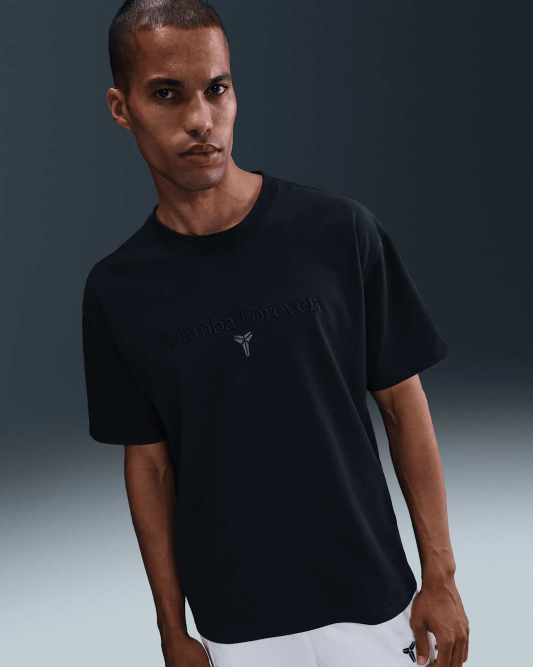 Kobe Dri-FIT-basketball-T-shirt til mænd - sort