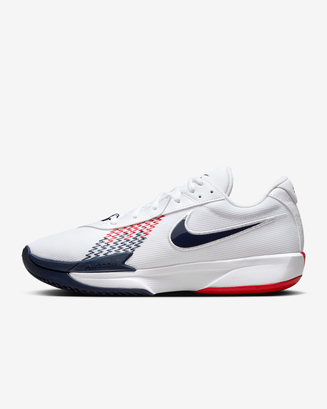 Nike G.T. Cut Academy EP Basketball Shoes - White/Sport Red/Obsidian