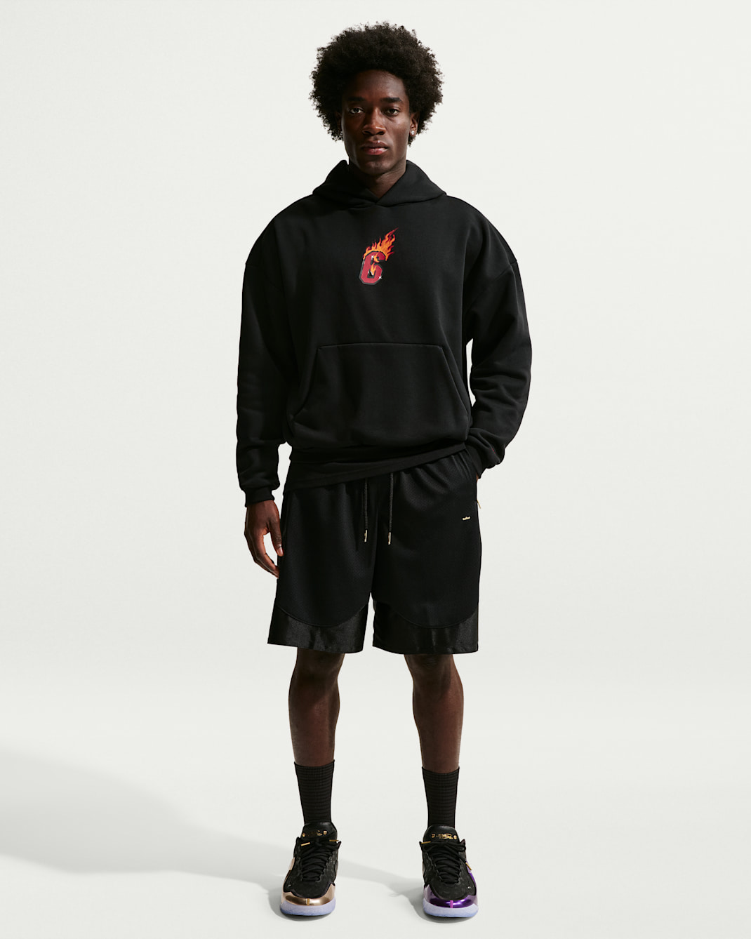 LeBron Men's Dri-FIT Basketball Shorts - Black/Anthracite/Black