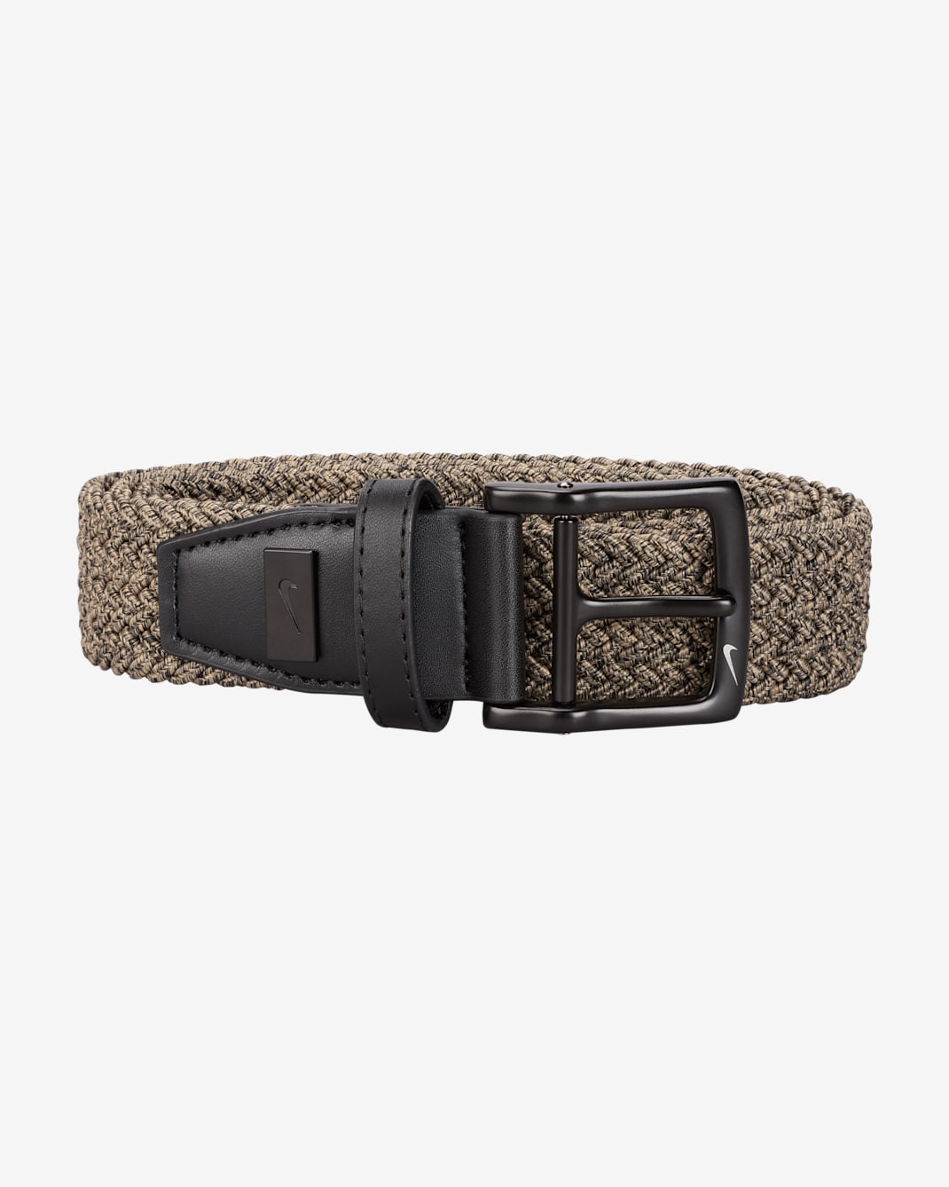Nike Men's Heather Stretch Woven Belt - Khaki