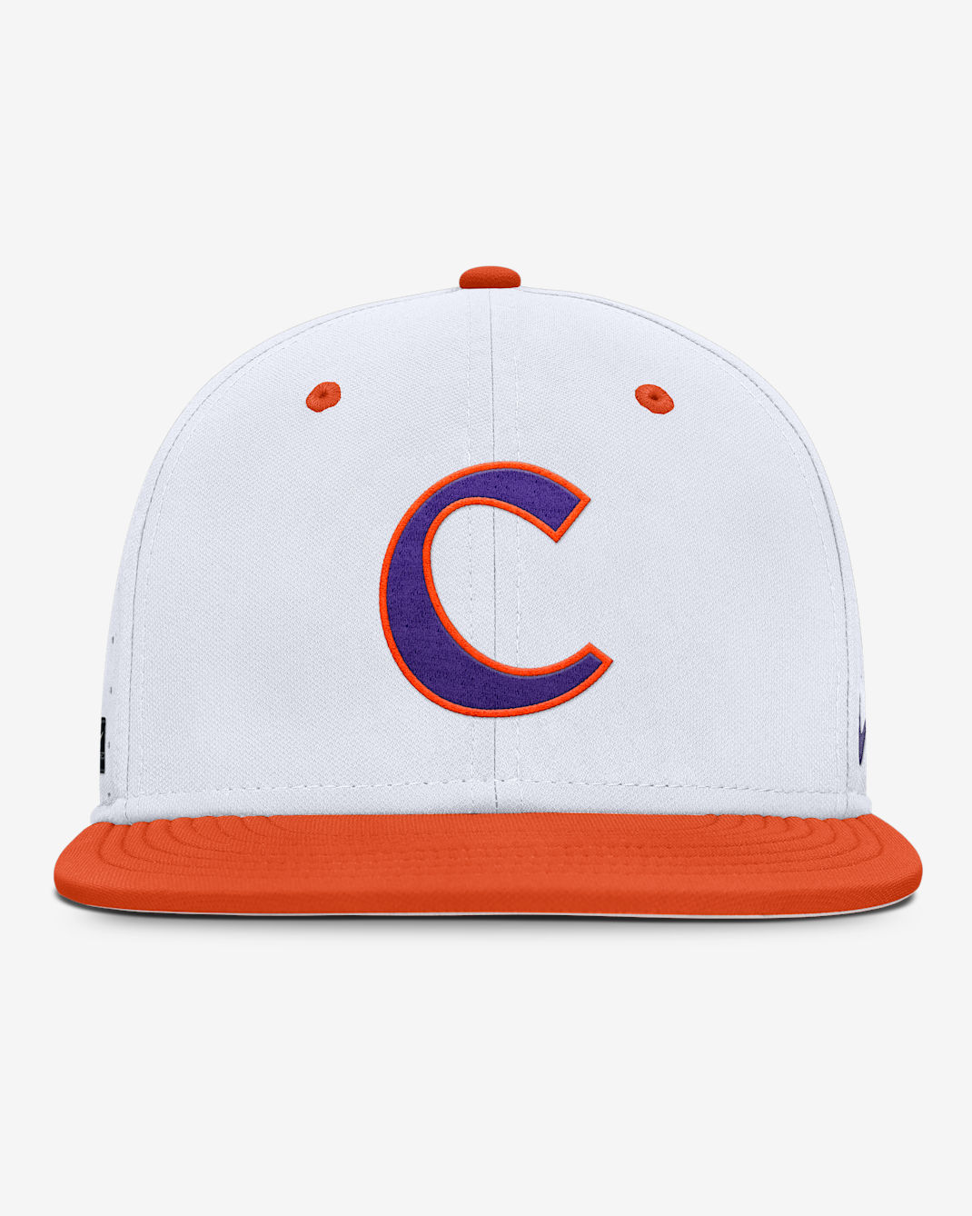 Clemson Tigers Dugout True Men’s Nike Dri-FIT College Fitted Hat - White