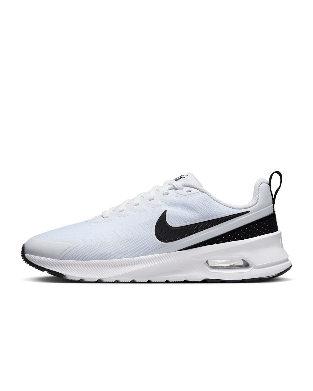 Nike Air Max Nuaxis Men's Shoes - White/White/White/Black