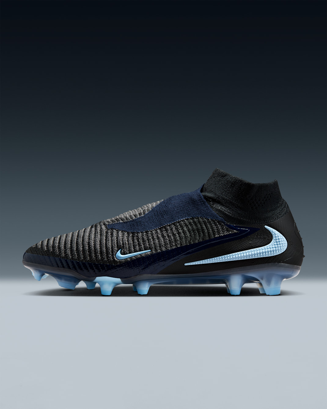 Nike Phantom 6 High Elite Firm-Ground Soccer Cleats - Black/Black