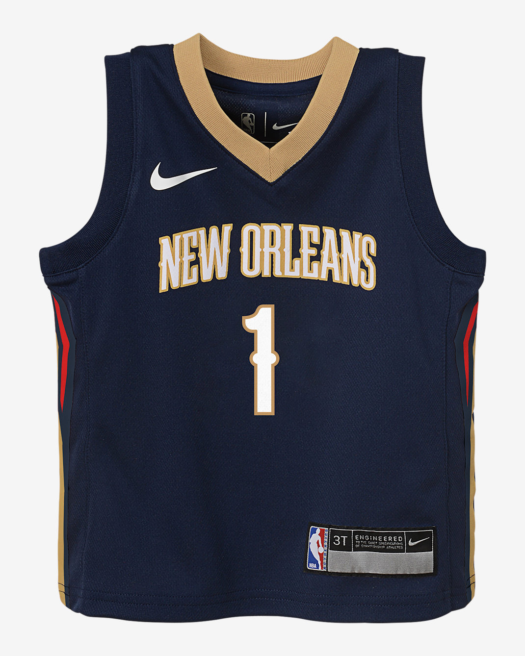New Orleans Pelicans Zion Williamson Icon Edition Baby Nike NBA Bodysuit - Navy