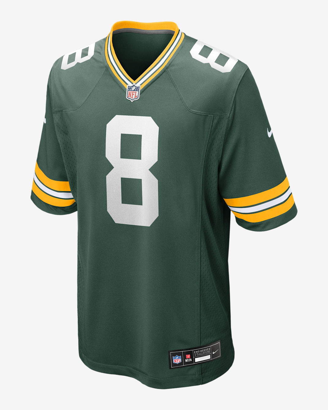 Josh Jacobs Green Bay Packers Men's Nike NFL Game Jersey - Fir