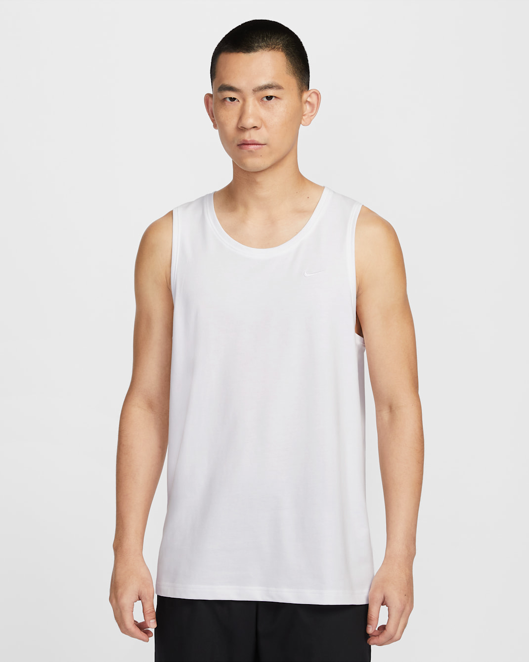 เสื้อกล้ามอเนกประสงค์ผู้ชาย Dri-FIT Nike Primary - ขาว/ขาว