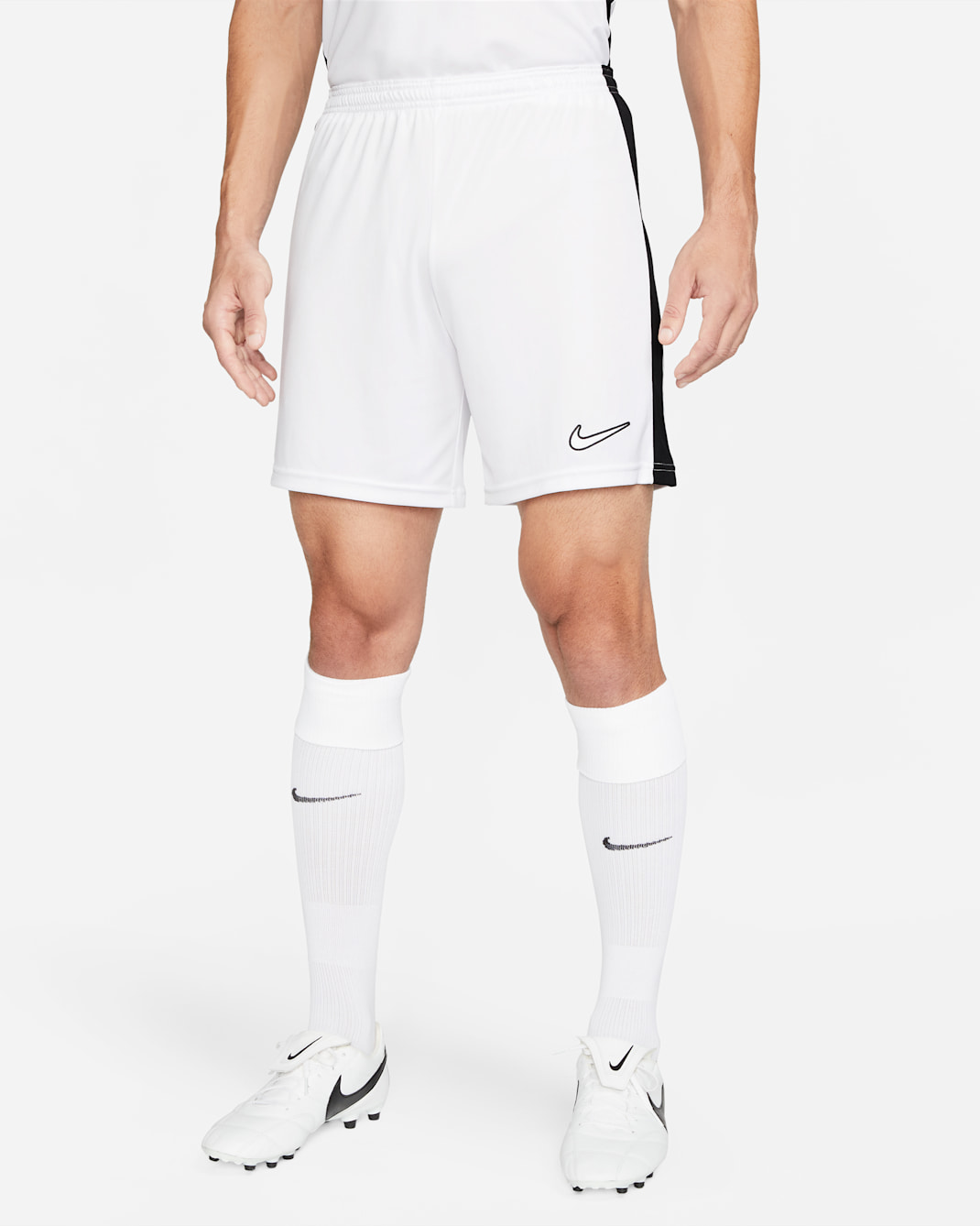 Nike Dri-FIT Academy Men's Dri-FIT Soccer Shorts - White/Black/Black