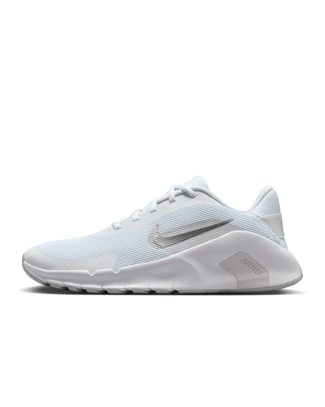 Nike Flex Train Women's Workout Shoes - White/Photon Dust/Metallic Silver