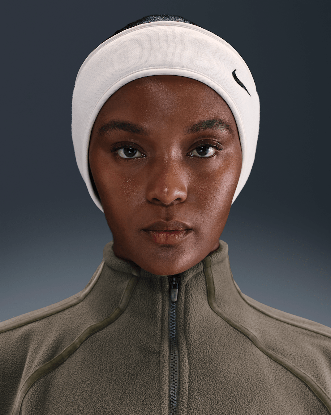 Nike Phoenix Fleece Women's Headband - Sail/Black/Black