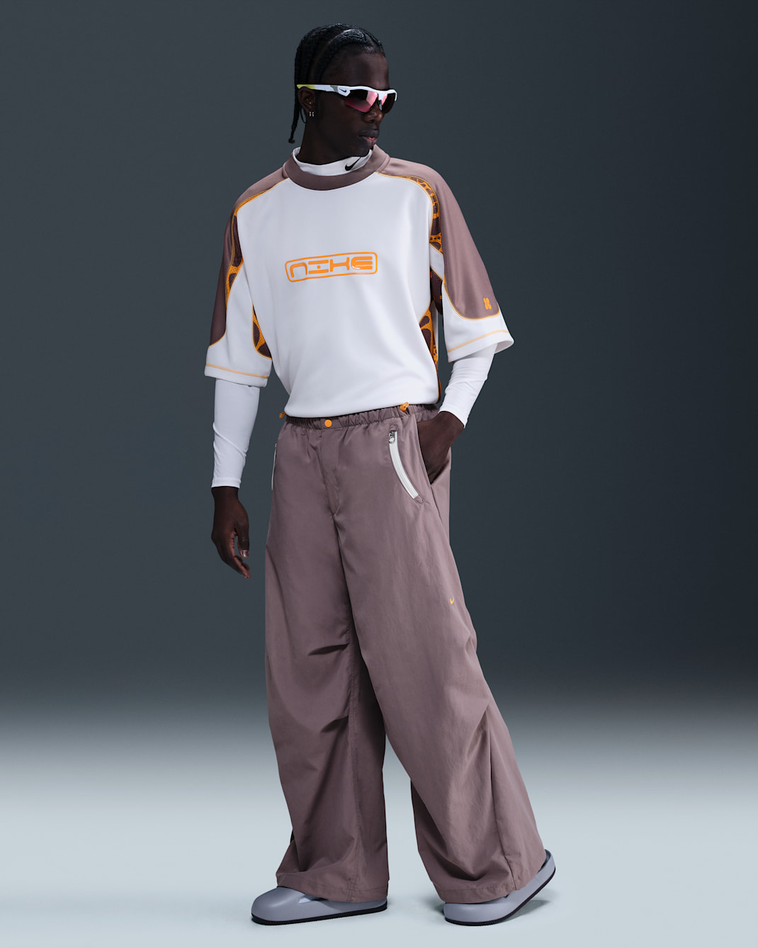 Nike Project F.R.O.G. Men's Parachute Pants - Taupe Grey/Sundial/Sundial