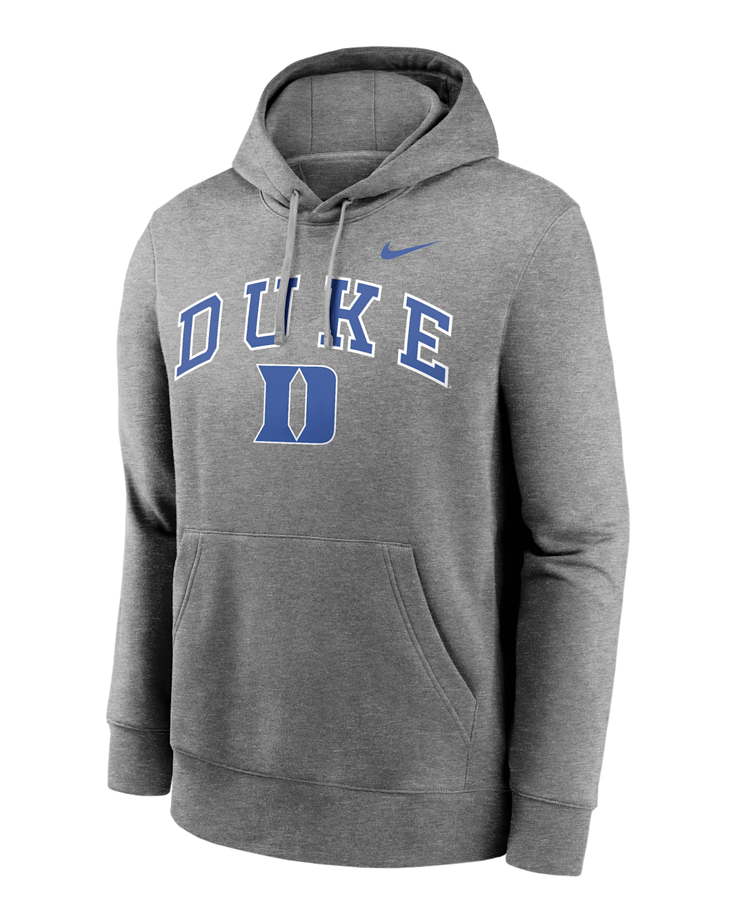 Duke Arch Men's Nike College Pullover Hoodie - Grey