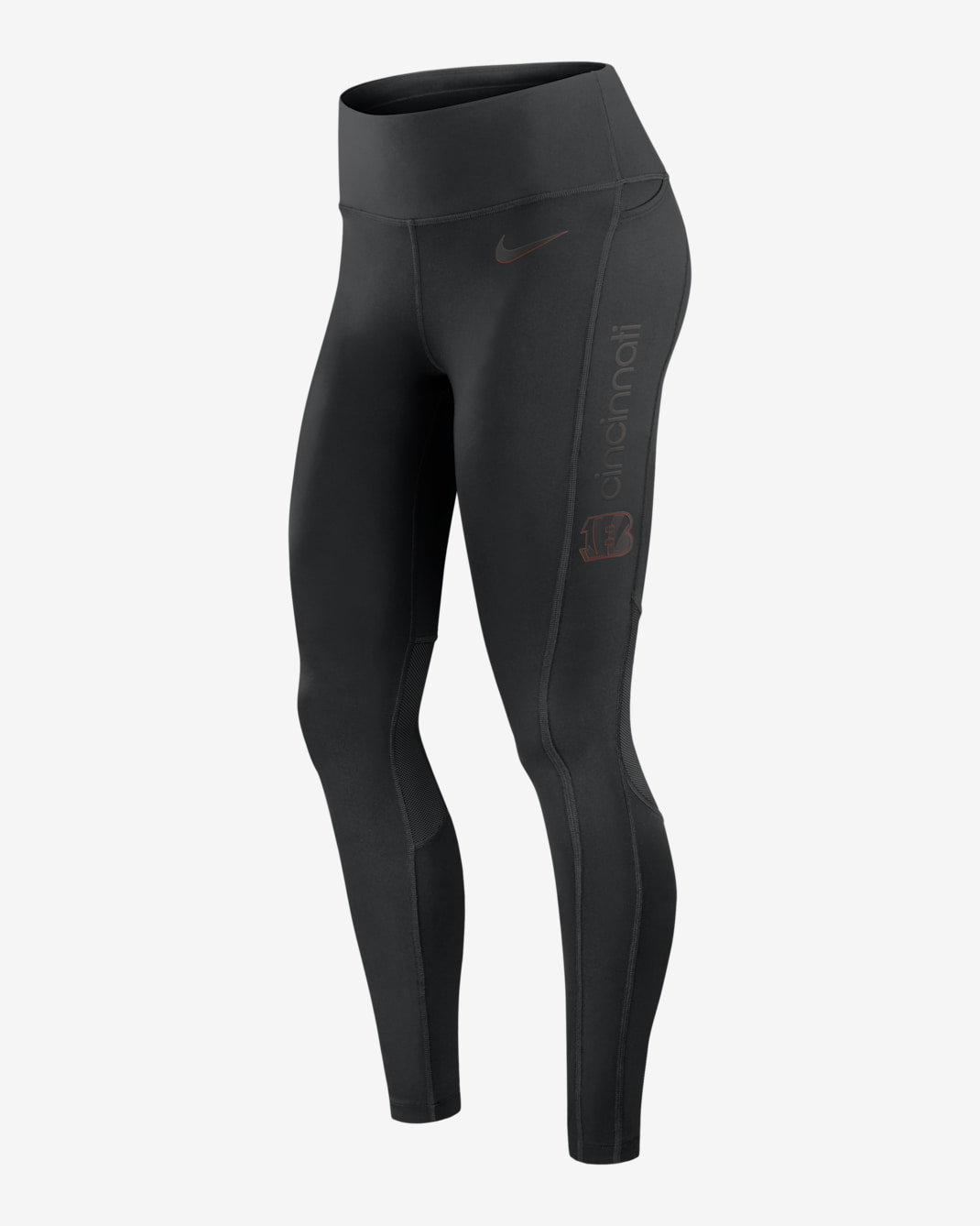 Leggings Nike Dri-FIT de la NFL para mujer Cincinnati Bengals - Negro