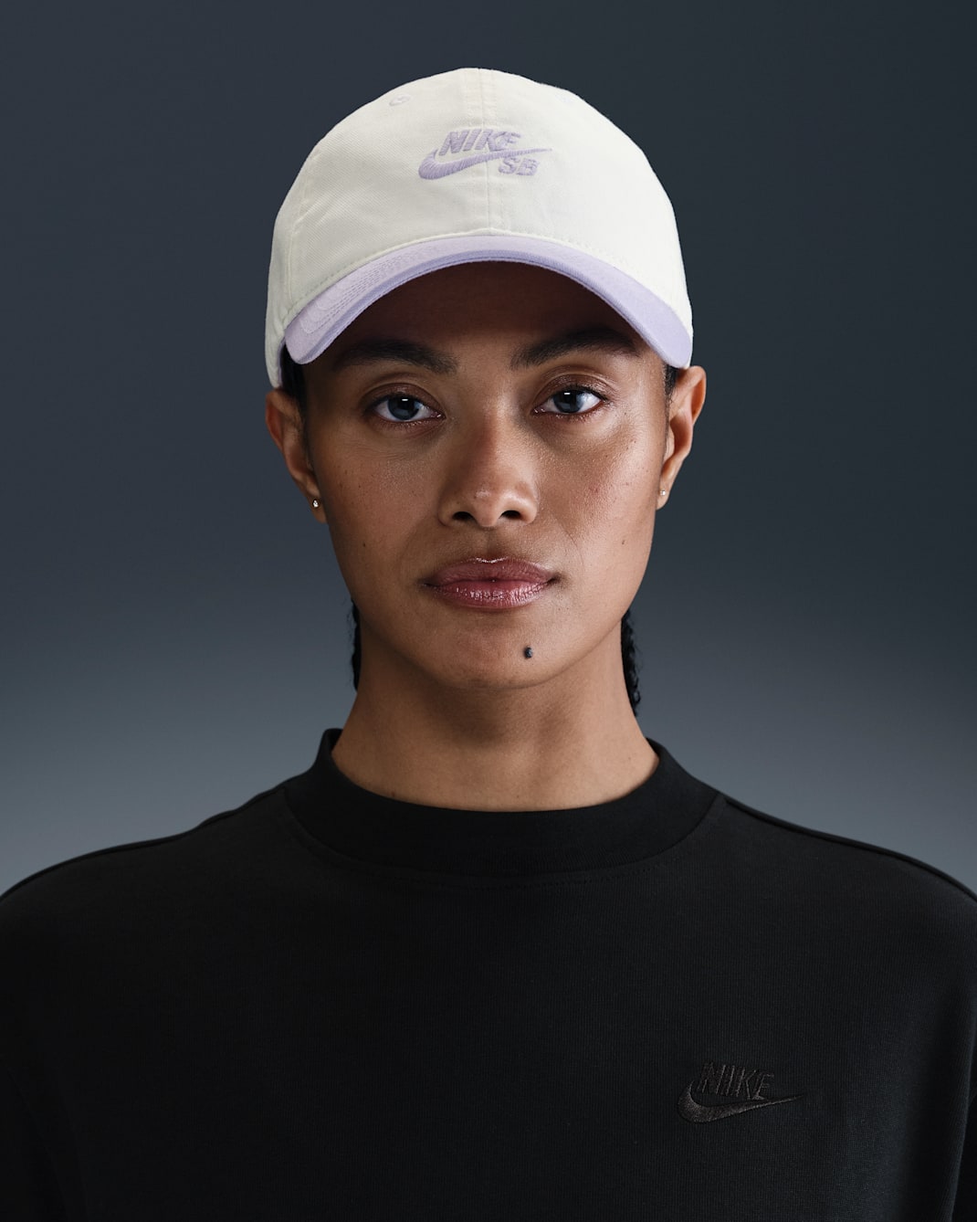 Nike SB Club skatepet zonder structuur - Sail/Hydrangeas/Hydrangeas