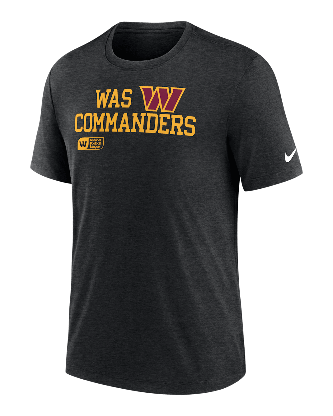 Washington Commanders Overlap Lockup Men's Nike NFL T-Shirt - Black