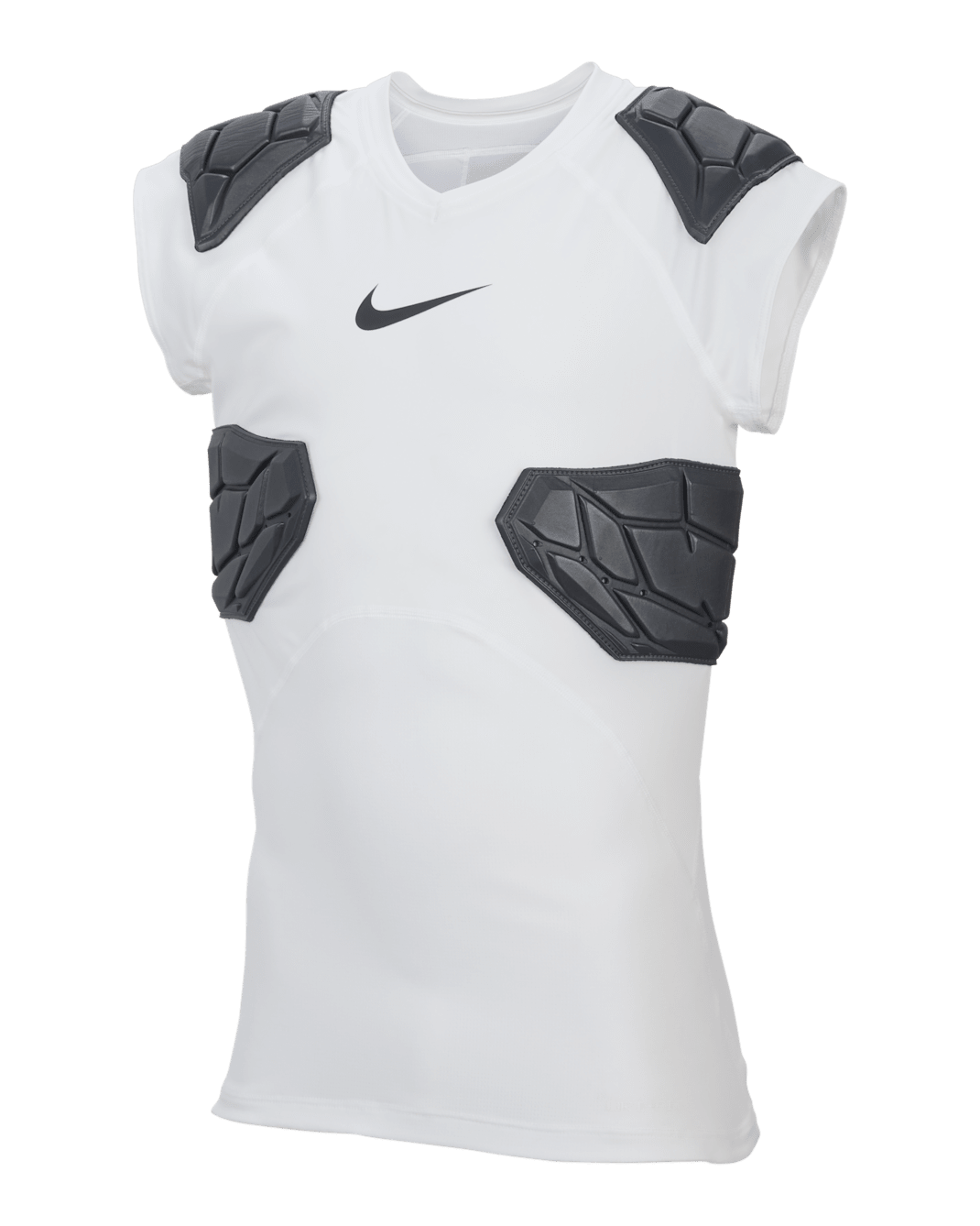 Nike Pro Big Kids' (Boys') HyperStrong Football Top - White