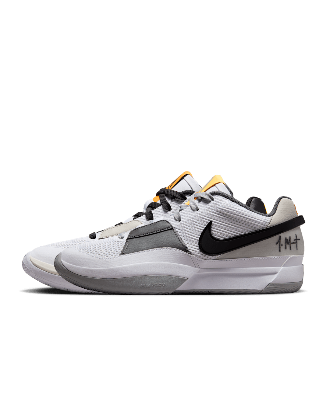 JA 1 EP 'Hunger' Basketball Shoes - White/Black/Phantom/Light Smoke Grey