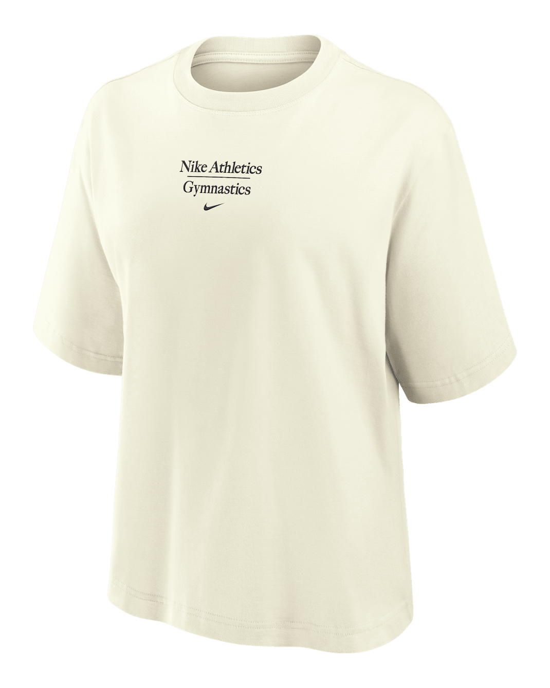 Nike Women's Gymnastics Short-Sleeve Boxy T-Shirt - Sail