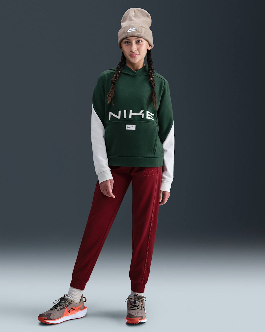Nike Sportswear Multi Big Kids' Dri-FIT Pants - Team Red/University Red/University Red