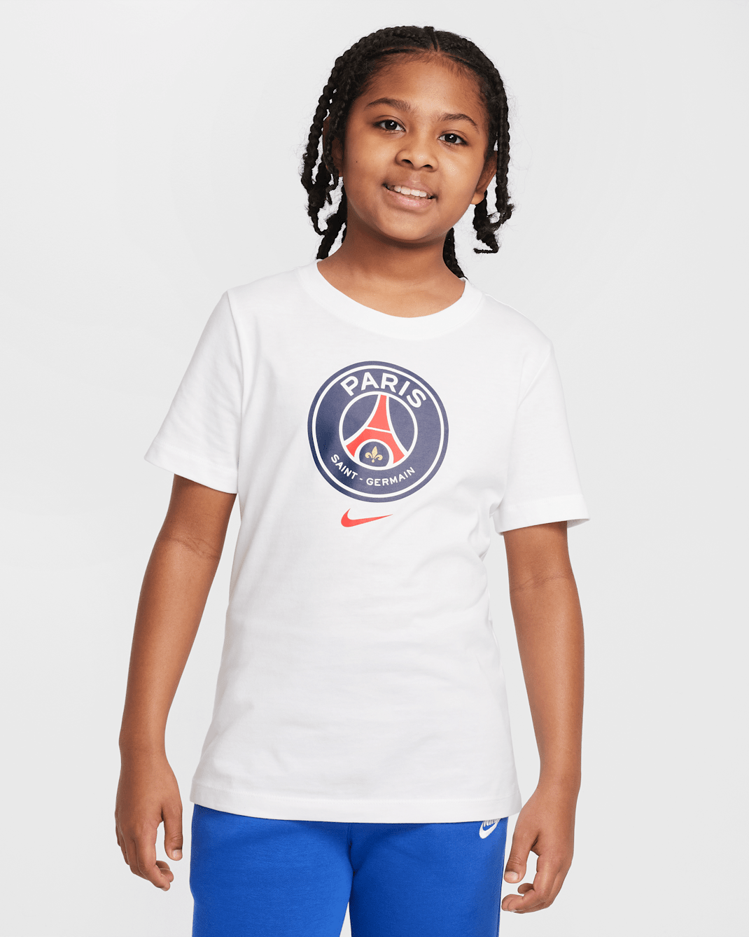 Paris Saint-Germain Older Kids' Nike Football T-shirt - White