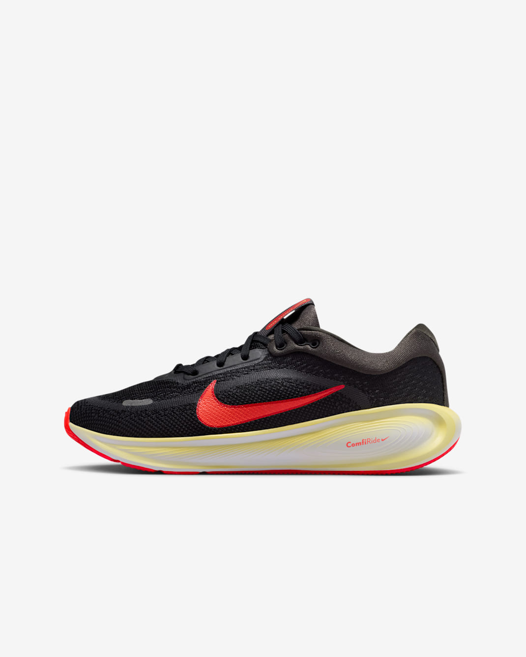Nike Stellar Ride Big Kids' Running Shoes - Black/Medium Ash/Light Crimson/Bright Crimson