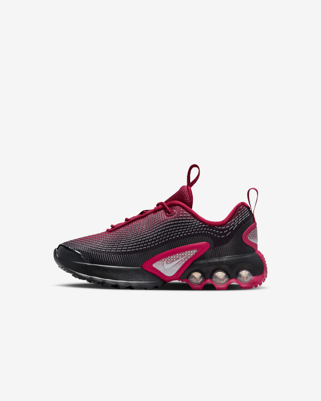Nike Air Max Dn Schuh (jüngere Kinder) - Team Red/Schwarz/Noble Red/Weiß