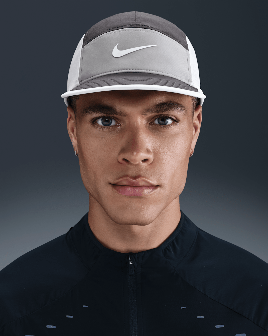 Nike Fly Dri-FIT Unstructured Swoosh Cap - Medium Ash/College Grey/Sail/Sail