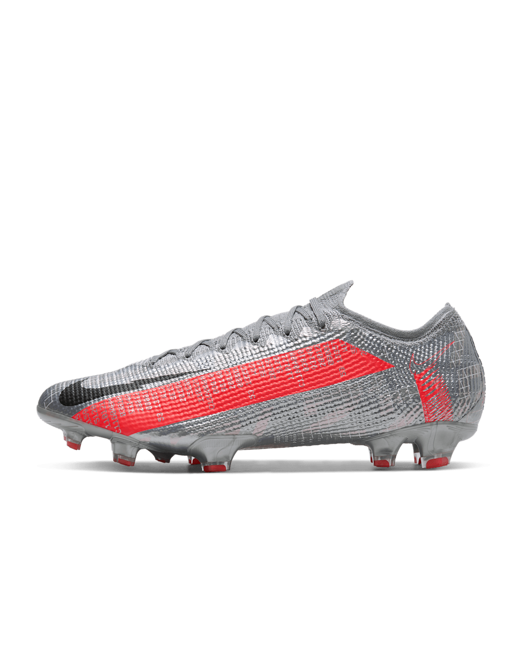 Nike Mercurial Vapor 13 Elite FG Firm-Ground Football Boot - Metallic Bomber Grey/Particle Grey/Laser Crimson/Black