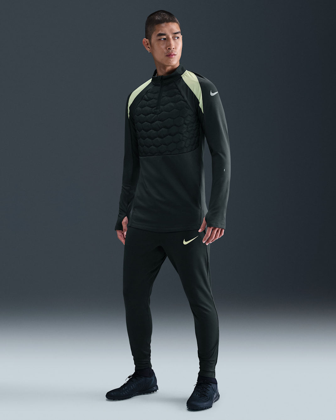 ナイキ ストライク メンズ Dri-FIT サッカーパンツ - シーウィード/シーウィード/ライムライト/ライムライト