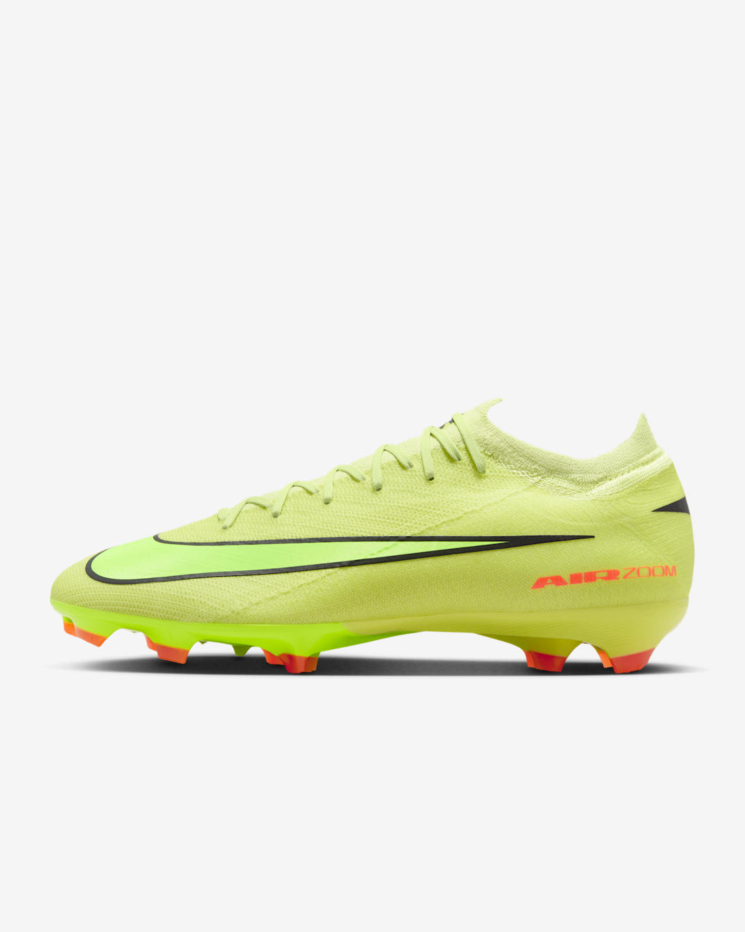 Nike Mercurial Vapor 16 Pro Low Top-Fußballschuh für normalen Rasen - Limelight/Hyper Crimson/Volt